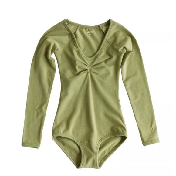 Arq Paloma Bodysuit in Pistachio - Picture 1 of 12